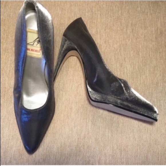 Vintage Anne Michell pointy toe platform heels 8.5 - Picture 2 of 14